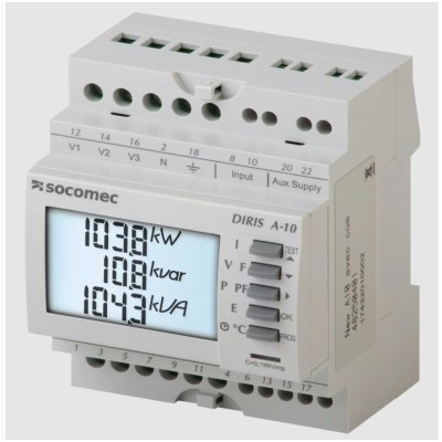 DIRIS A-10多功能电力表 溯高美索克曼SOCOMEC